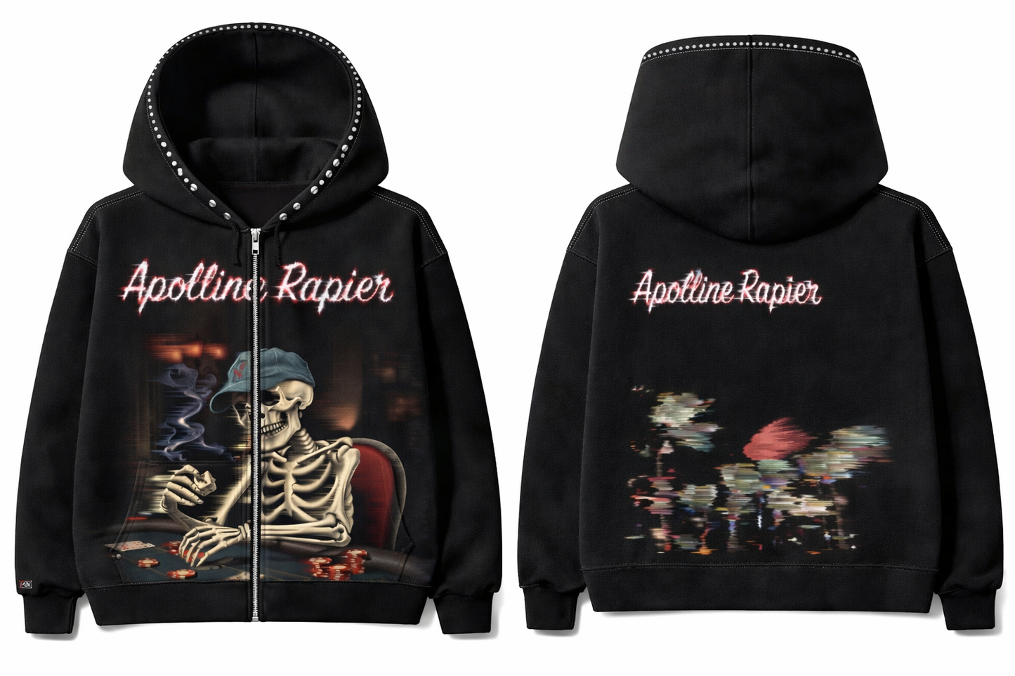 Black Zip Hoodie