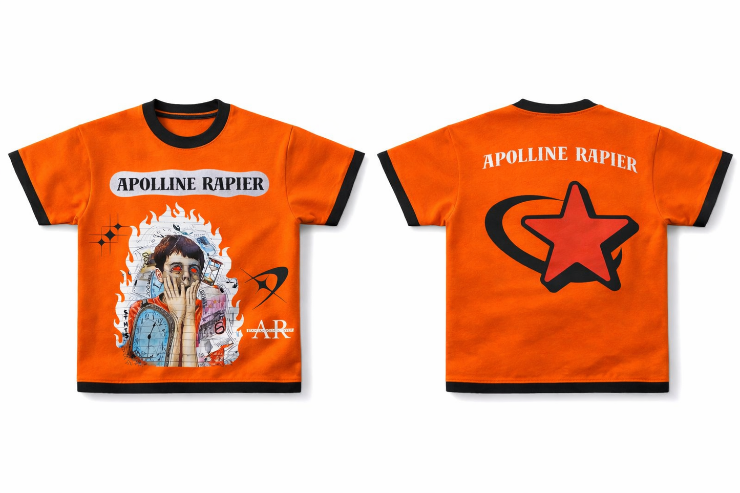 Orange Graphic Tee