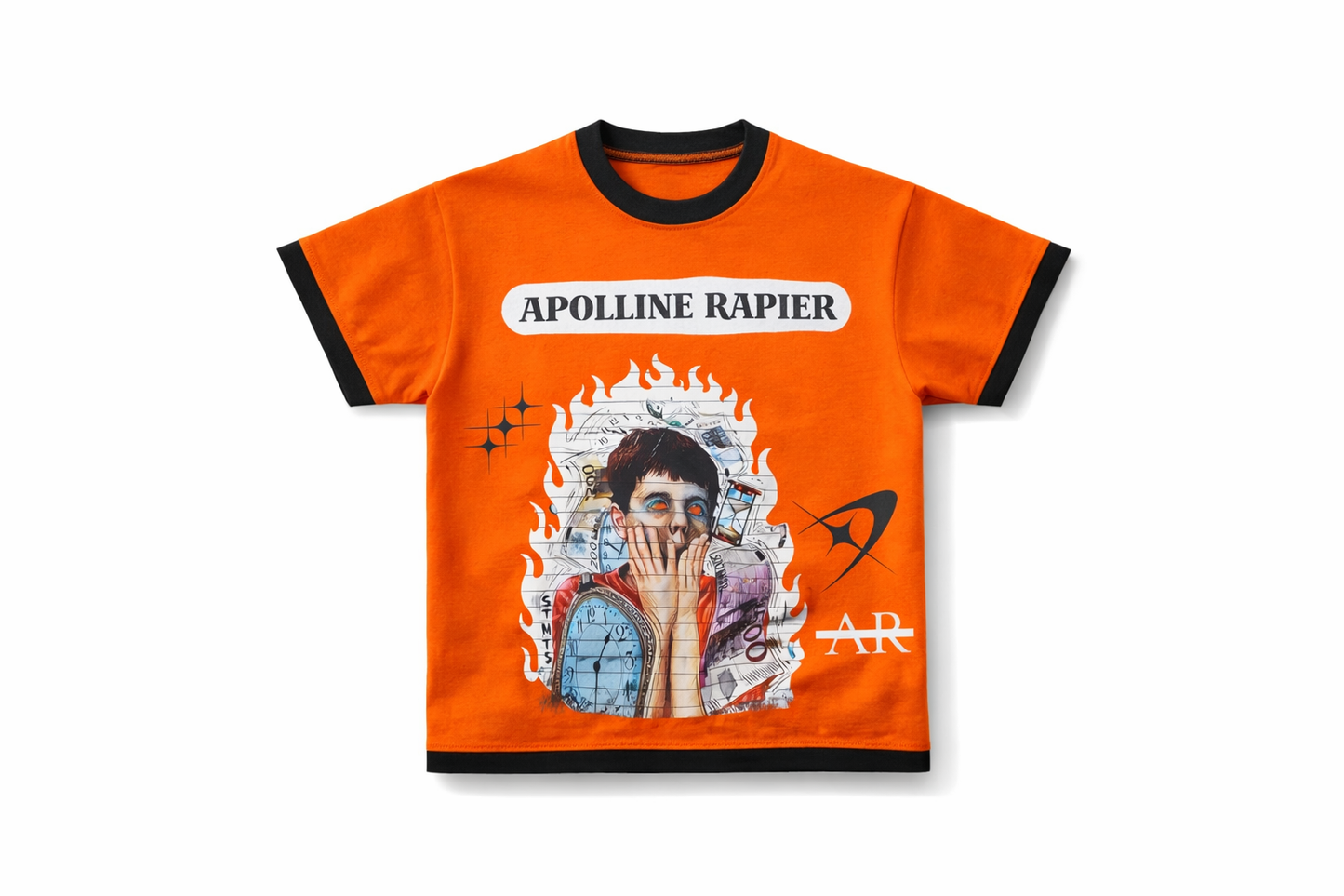 Orange Graphic Tee