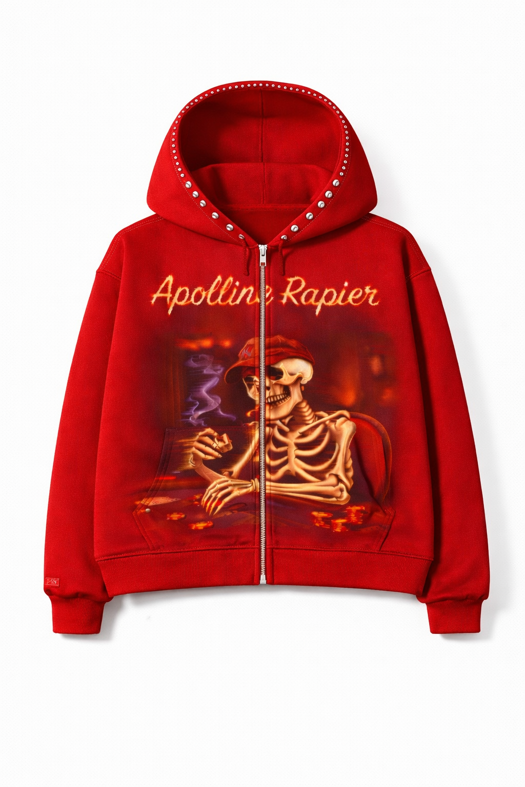 Red Zip Hoodie